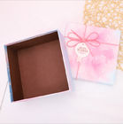 Custom Printing Square Foldable Luxury Paper Gift Box With Ribbon