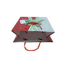 CMYK Colored Paper Gift Bags With Handles Lamination Finishing