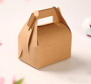 กล่องเค้กกระดาษคราฟท์สไตล์คลาสสิกสำหรับงานแต่งงาน / กิจกรรม / กล่องของขวัญ